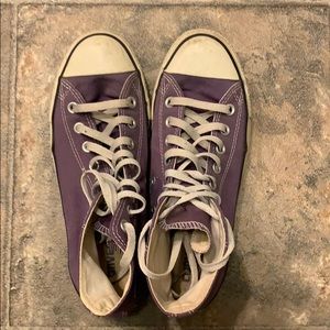 Vintage Purple High Top Converse W9